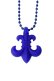 画像1: CHROME HEARTS クロムハーツ PENDANT-BS FLEUR-SLCM／BSフレア ボールチェーン シリコンネックレス{-BFS} (1)