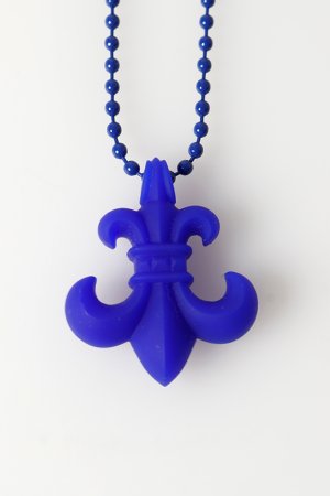 画像2: CHROME HEARTS クロムハーツ PENDANT-BS FLEUR-SLCM／BSフレア ボールチェーン シリコンネックレス{-BFS}