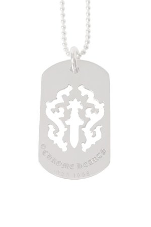 画像1: CHROME HEARTS クロムハーツ DOG TG-DAGGER-SLV-Ncklce／ダガー ドッグタグ ペンダント{-BFS}