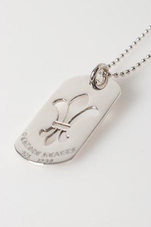 画像4: CHROME HEARTS クロムハーツ DOG TG-CH FLEUR-SLV-Ncklce／フレア ドッグタグ ペンダント{-BFS}