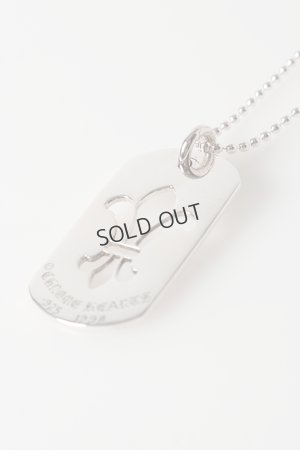 画像4: {SOLD}★海外買付 新品 インボイス付 CHROME HEARTS クロムハーツ DOG TG-CH FLEUR-SLV-Ncklce／フレア ドッグタグ ペンダント{-BFS}