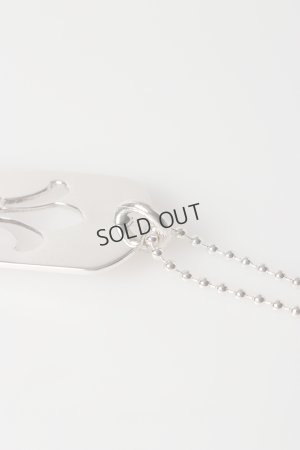 画像5: {SOLD}★海外買付 新品 インボイス付 CHROME HEARTS クロムハーツ DOG TG-CH FLEUR-SLV-Ncklce／フレア ドッグタグ ペンダント{-BFS}
