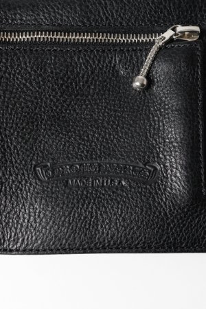 画像8: ★新品 インボイス付 CHROME HEARTS クロムハーツ WALLET-1 SNAP BLK HVY WT LTHR-／ワンスナップクロスボタン レザーウォレット{-BFS}