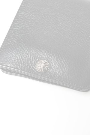 画像10:   CHROME HEARTS クロムハーツ WALLET-1 SNAP BLK HVY WT LTHR-／ワンスナップクロスボタン レザーウォレット {-BFS}  :CH202607-01-F 
