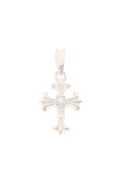   TRAVIS WALKER トラヴィスワーカー MINI DOUBLE CROSS CHARM 18K YELLOW GOLD w/CENTER DIAMOND {-AIA}  :CHY108-D-GLD-F 