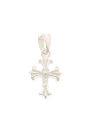 画像3:  {SOLD} TRAVIS WALKER トラヴィスワーカー MINI DOUBLE CROSS CHARM 18K YELLOW GOLD w/CENTER DIAMOND {-AIA}  :CHY108-D-GLD-F 