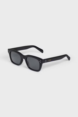 画像6: CELINE セリーヌ ブラックフレーム 41 サングラス / アセテート CELINE 3 DOTS Acetate Sunglasses{E-}