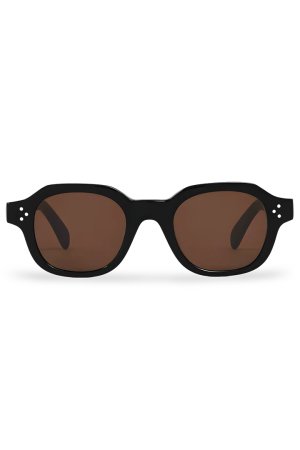 画像1: CELINE セリーヌ ブラックフレーム 60 サングラス / アセテート CELINE 3 DOTS HD Acetate Sunglasses