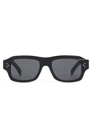 画像1: CELINE セリーヌ ブラックフレーム 61 サングラス / アセテート CELINE 3 DOTS HD Acetate Sunglasses