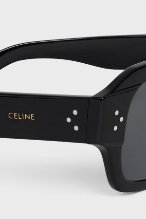 画像2: CELINE セリーヌ ブラックフレーム 61 サングラス / アセテート CELINE 3 DOTS HD Acetate Sunglasses