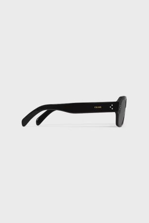画像4: CELINE セリーヌ ブラックフレーム 61 サングラス / アセテート CELINE 3 DOTS HD Acetate Sunglasses