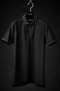 1piu1uguale3 ウノピゥウノウグァーレトレ 113 SPORT LUXE POLO 113 BLACK LOGO{-BCS}