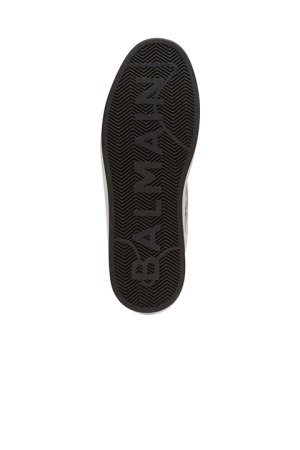 画像4: 【 20%OFF セール154,000円→123,200円】 BALMAIN バルマン B-Court ミッドカット レザースニーカー スタープリント{-BDS}