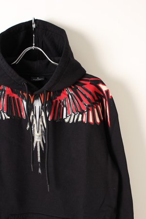 画像2: MARCELO BURLON マルセロ ブロン GEOMETRIC WINGS HOODIE{-AIA}