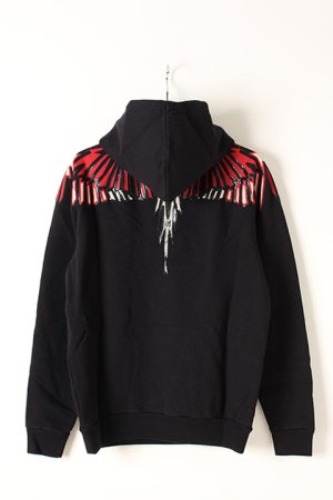 画像4: MARCELO BURLON マルセロ ブロン GEOMETRIC WINGS HOODIE{-AIA}