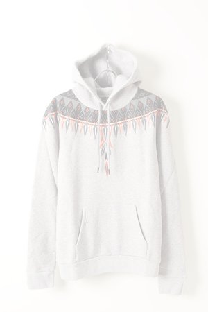 画像1:   MARCELO BURLON マルセロ ブロン NORWEGIAN WINGS HOODIE{-AIA}