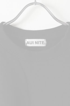 画像2:   AUI NITE アウィナイト cutoff embroidery logo sweat{-BFS}