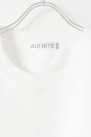 画像2:   AUI NITE アウィナイト cutoff embroidery logo sweat{-BFS}