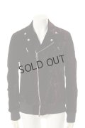 {SOLD}DIET BUTCHER SLIM SKIN ダイエットブッチャー スリムスキン Crash velvet biker blouson{-AFA}