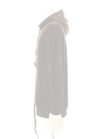 画像3:  {SOLD} DIET BUTCHER SLIM SKIN ダイエットブッチャー スリムスキン Velor hooded sweat shirt{-AFA}