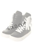 {SOLD}DIET BUTCHER SLIM SKIN ダイエットブッチャー スリムスキン Twisted sneaker "TILT-Leather"{-AFA}