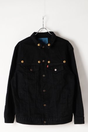 画像1: DENIM DOCTORS デニムドクターズ BIG NAIL STUDS OG DENIM JACKET - FULL STUDS{-BEA}