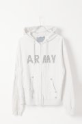   DENIM DOCTORS デニムドクターズ US ARMY BIG NAIL STUDS ZIP HOODIE{-BEA}