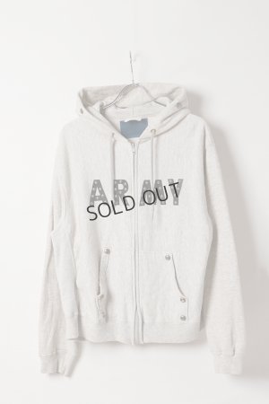 画像1: {SOLD}DENIM DOCTORS デニムドクターズ US ARMY BIG NAIL STUDS ZIP HOODIE{-BEA}