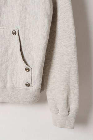 画像4: DENIM DOCTORS デニムドクターズ US ARMY BIG NAIL STUDS ZIP HOODIE{-BEA}