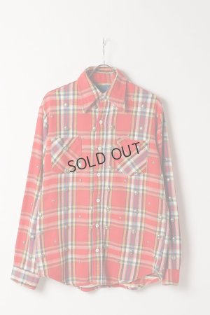 画像1: {SOLD}DENIM DOCTORS デニムドクターズ FLANNEL CK STUDS - FULL STUDS T-1{-BEA}