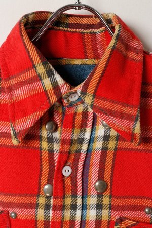 画像2: DENIM DOCTORS デニムドクターズ FLANNEL CK STUDS - FULL STUDS T-1{-BEA}