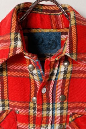 画像6: DENIM DOCTORS デニムドクターズ FLANNEL CK STUDS - FULL STUDS T-1{-BEA}