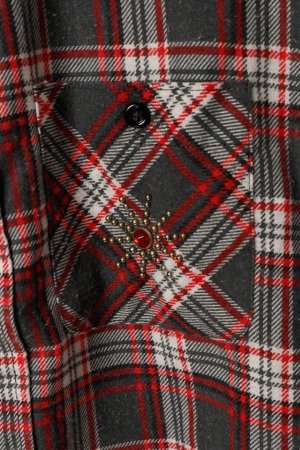 画像3: DENIM DOCTORS デニムドクターズ POCKET STUDS ZIP UP FLANNEL SHIRTS JACKET T-5{-BEA}