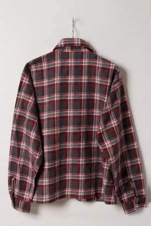 画像5: DENIM DOCTORS デニムドクターズ POCKET STUDS ZIP UP FLANNEL SHIRTS JACKET T-5{-BEA}