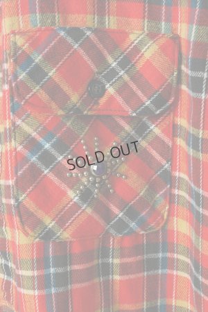 画像3: DENIM DOCTORS デニムドクターズ POCKET STUDS ZIP UP FLANNEL SHIRTS JACKET T-5{-BEA}