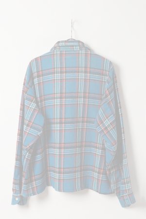 画像5:  {SOLD} DENIM DOCTORS デニムドクターズ POCKET STUDS ZIP UP FLANNEL SHIRTS JACKET T-5{-BEA}