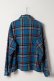 画像5: DENIM DOCTORS デニムドクターズ POCKET STUDS ZIP UP FLANNEL SHIRTS JACKET T-5{-BEA} (5)