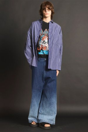 画像3: MA LABEL BY MAISON SPECIAL DEF LEPPARD Prime-Over Crew Neck T-Shirt #1{-BEA}