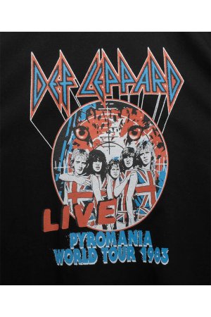 画像5: MA LABEL BY MAISON SPECIAL DEF LEPPARD Prime-Over Crew Neck T-Shirt #1{-BEA}