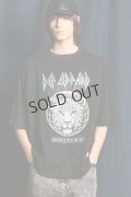 MA LABEL BY MAISON SPECIAL DEF LEPPARD Prime-Over Crew Neck T-Shirt #2{-BEA}{E-}