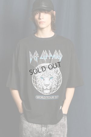 画像1: {SOLD}MA LABEL BY MAISON SPECIAL DEF LEPPARD Prime-Over Crew Neck T-Shirt #2{-BEA}{E-}