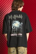 MA LABEL BY MAISON SPECIAL DEF LEPPARD Prime-Over Crew Neck T-Shirt #3{-BEA}{E-}