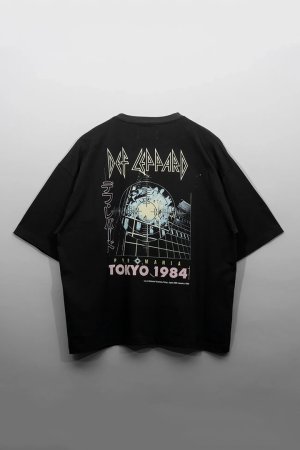 画像6: MA LABEL BY MAISON SPECIAL DEF LEPPARD Prime-Over Crew Neck T-Shirt #3{-BEA}{E-}