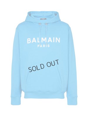 画像1: {SOLD}BALMAIN バルマン Balmain Paris プリント フーディー{-BDA}