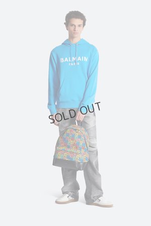 画像2: {SOLD}BALMAIN バルマン Balmain Paris プリント フーディー{-BDA}