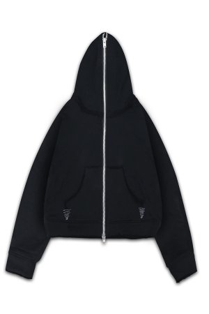 画像1: MAISON CASANOVA メゾンカサノバ Cropped Hoodie DIABLO{E-}{-BFA}