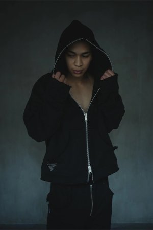 画像3: MAISON CASANOVA メゾンカサノバ Cropped Hoodie DIABLO{E-}{-BFA}