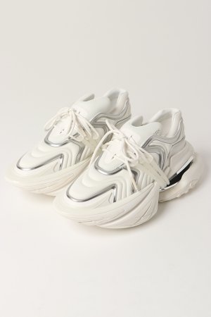 画像2: BALMAIN バルマン Unicorn Wave ネオプレン＆カーフスキン スニーカー{-BDA}