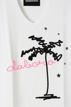 画像3: daboro ダボロ palm tree TEE{-AHS}