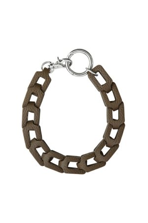 画像1: DEMIU デミュウ Hand STRAP Rectangle/エトープ{-BES}